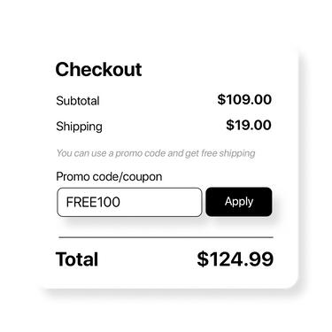 Discount code on cart page Customization